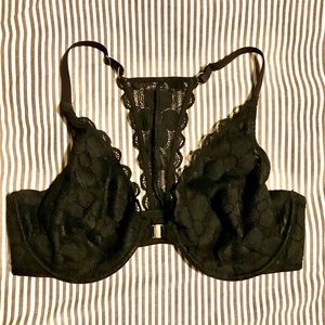 Aerie Black Racer-Back Bralette